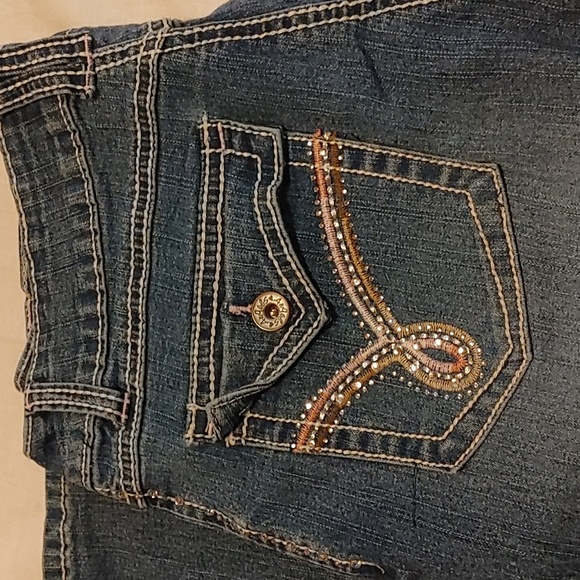 Angels Western Embroidered Flare Jean - Picture 1 of 12